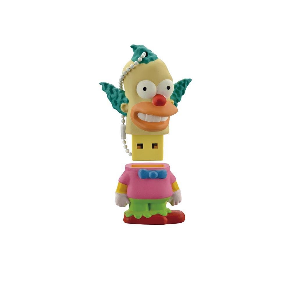 Pen Drive Krusty Simpsons 8GB USB Leitura 10MB/s e Gravação 3MB/s Multilaser - PD074