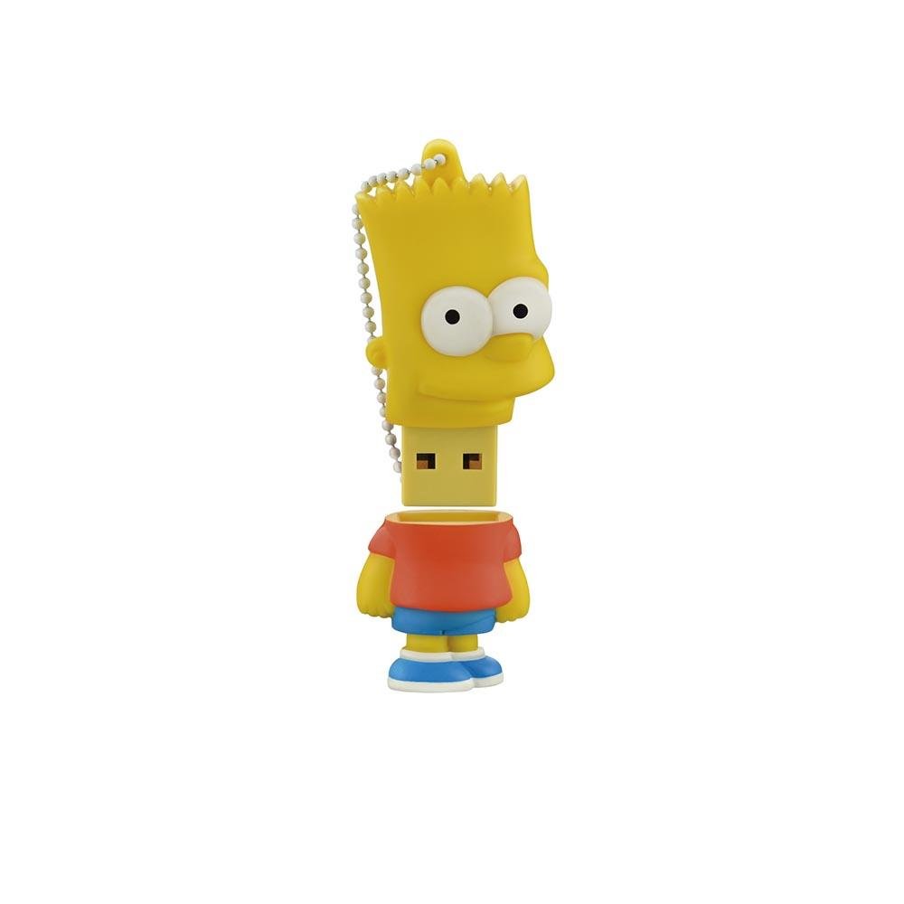 Pen Drive Bart Simpsons 8GB USB Leitura 10MB/s e Gravação 3MB/s Multilaser - PD071