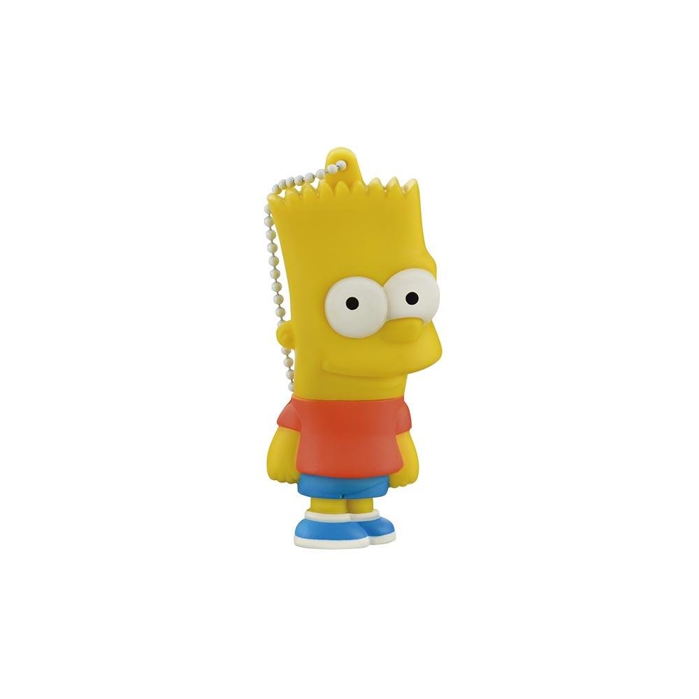 Pen Drive Bart Simpsons 8GB USB Leitura 10MB/s e Gravação 3MB/s Multilaser - PD071