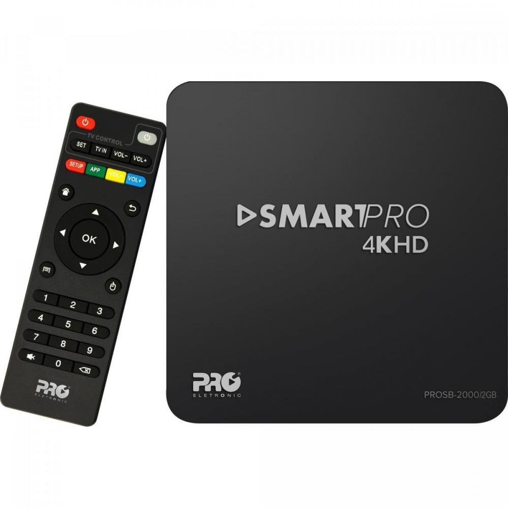 Smart Tv Box Android 2Gb Prosb-2000/2Gb Preto Proeletronic