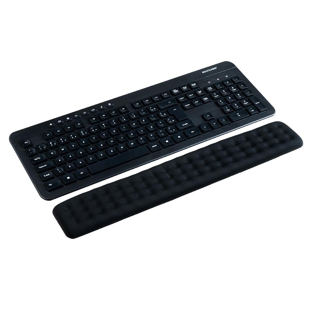 Apoio de Pulso Dot para Teclado Preto Multilaser - AC366