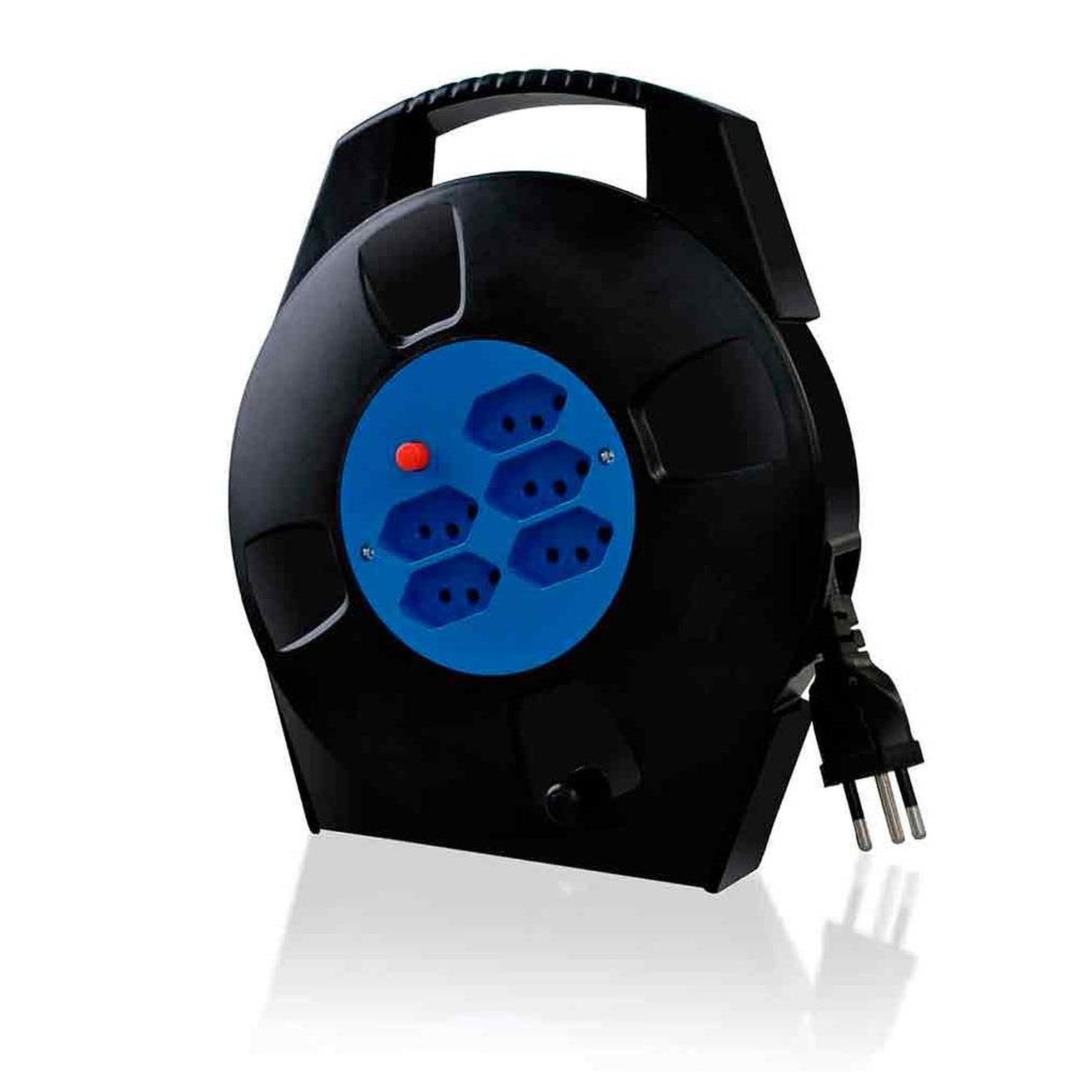Extensão Retratil 5 Tomadas 10m Wi279, Multilaser