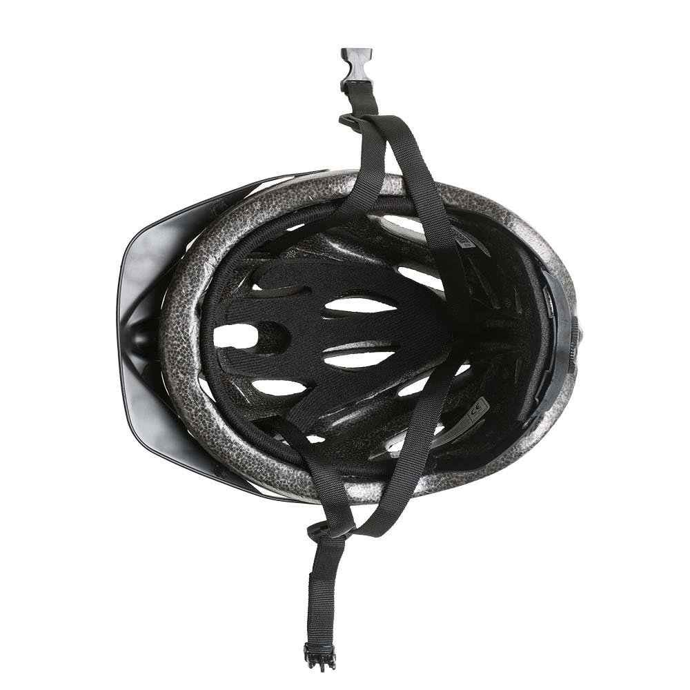 Capacete para Ciclismo MTB 2.0 Viseira Removivel e 19 Entradas de Ventilação Preto/Branco Atrio Tam. M - BI158