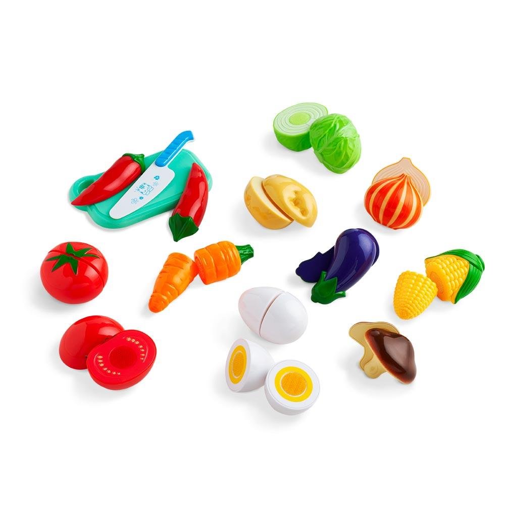 Creative Fun Super Feira 12 Legumes com Velcro Indicado para +3 Anos Multikids - BR1110