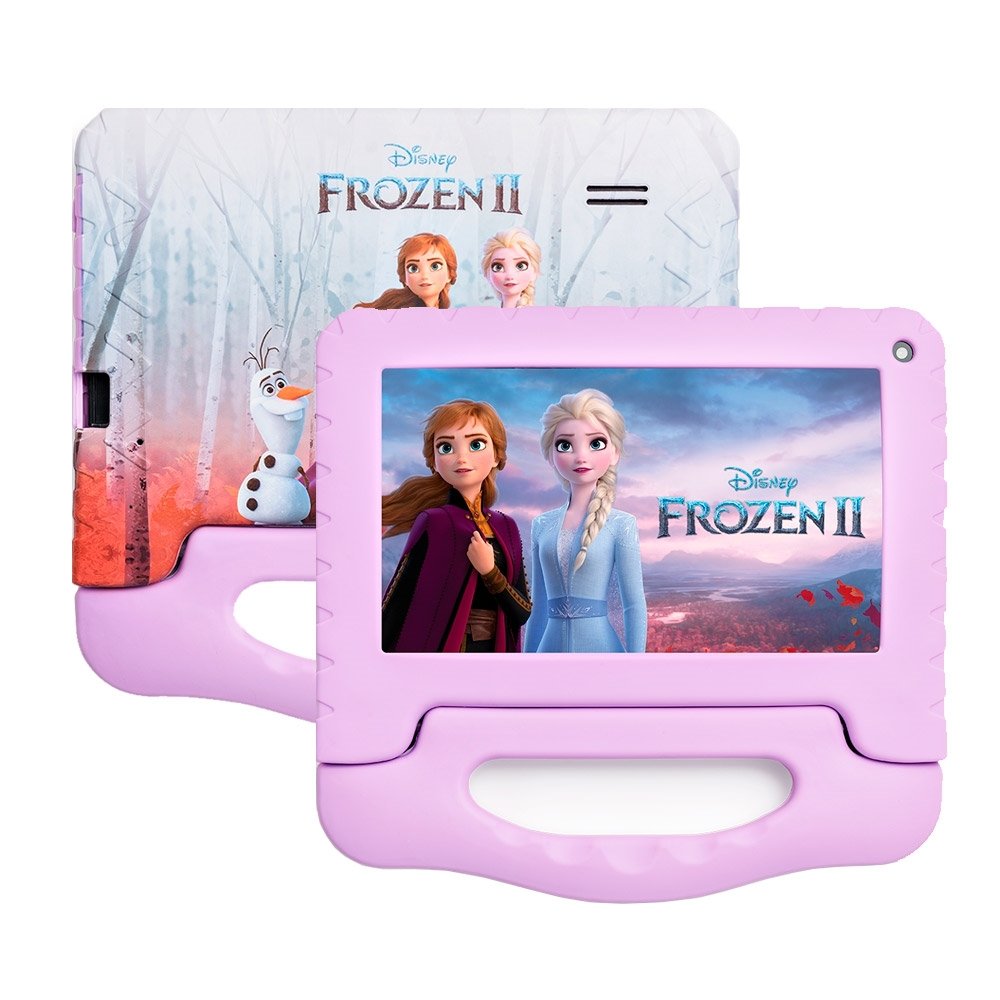 Tablet Multilaser Frozen NB370, Rosa, Tela de 7", Wi-Fi, Android 11, Câm. Frontal de 2MP, 32GB