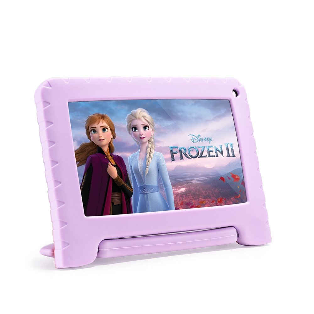 Tablet Multilaser Frozen NB370, Rosa, Tela de 7", Wi-Fi, Android 11, Câm. Frontal de 2MP, 32GB