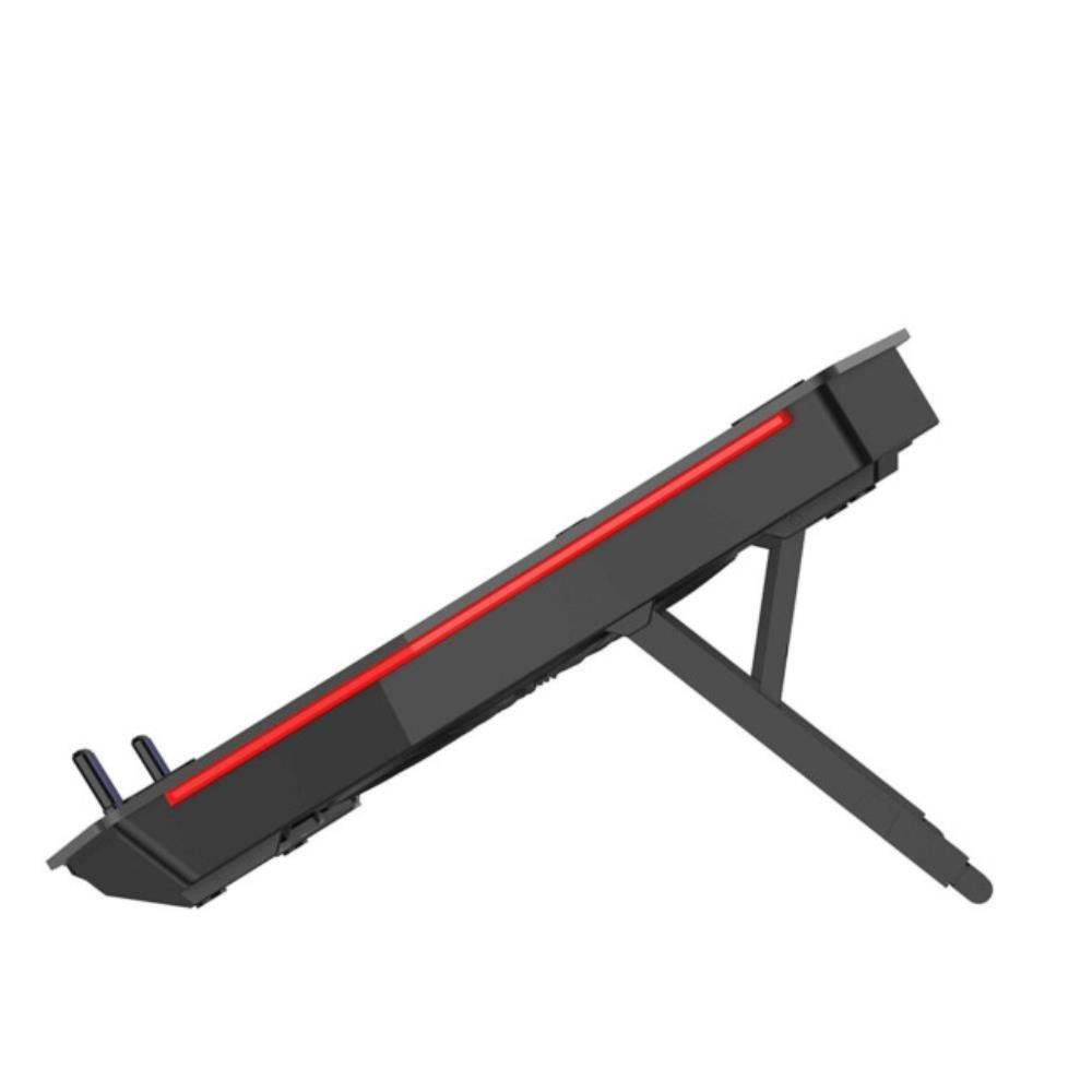 Suporte para Notebook Gamer C3Tech. com 2 fans RGB. até 17.3 polegadas. NBC-400BK