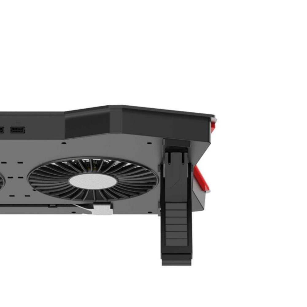 Suporte para Notebook Gamer C3Tech. com 2 fans RGB. até 17.3 polegadas. NBC-400BK