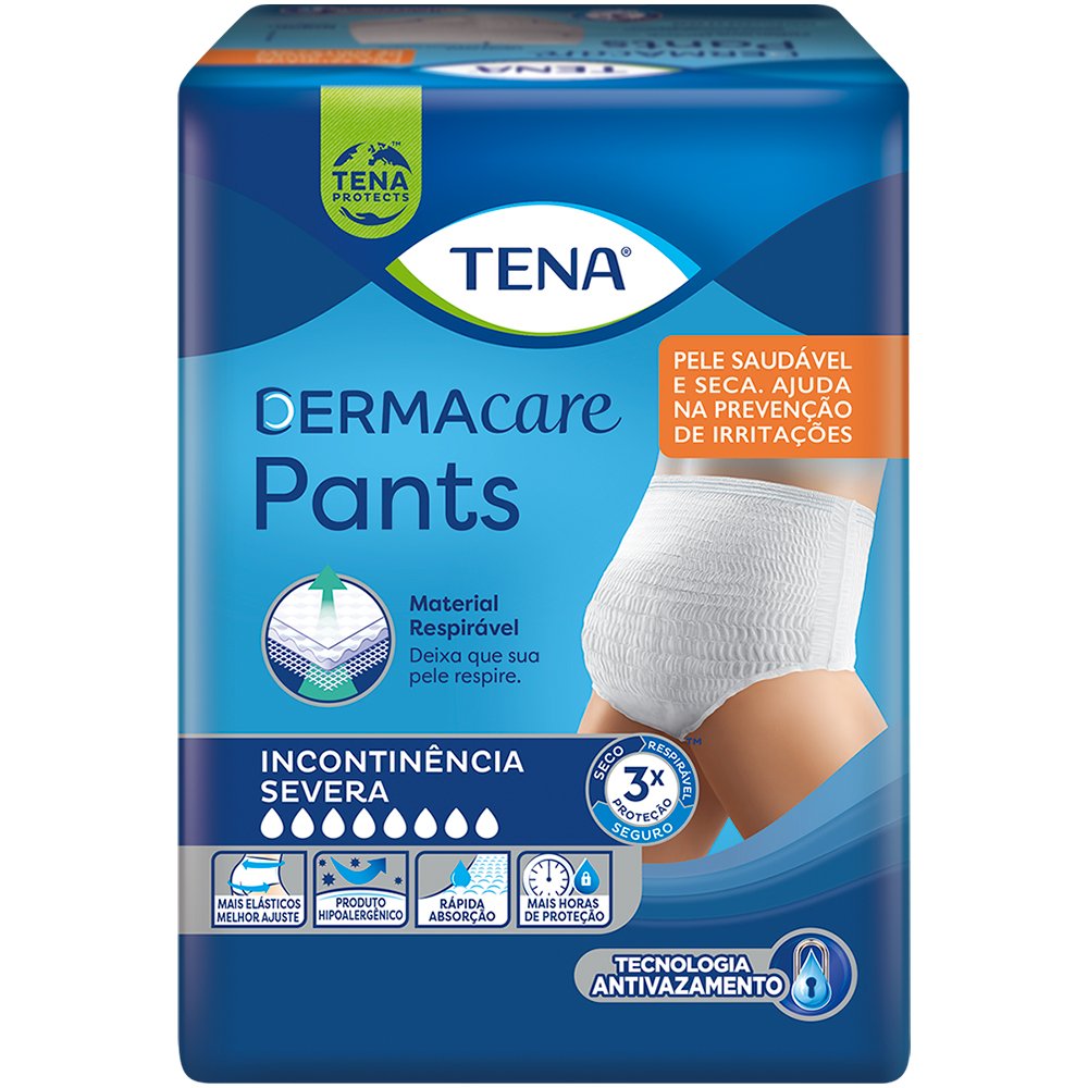 Roupa Intima Tena Pants Dermacare G|eg 8 Unidades