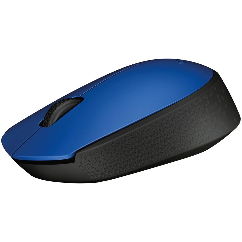 Mouse Sem Fio Logitech M170 1000DPI Azul