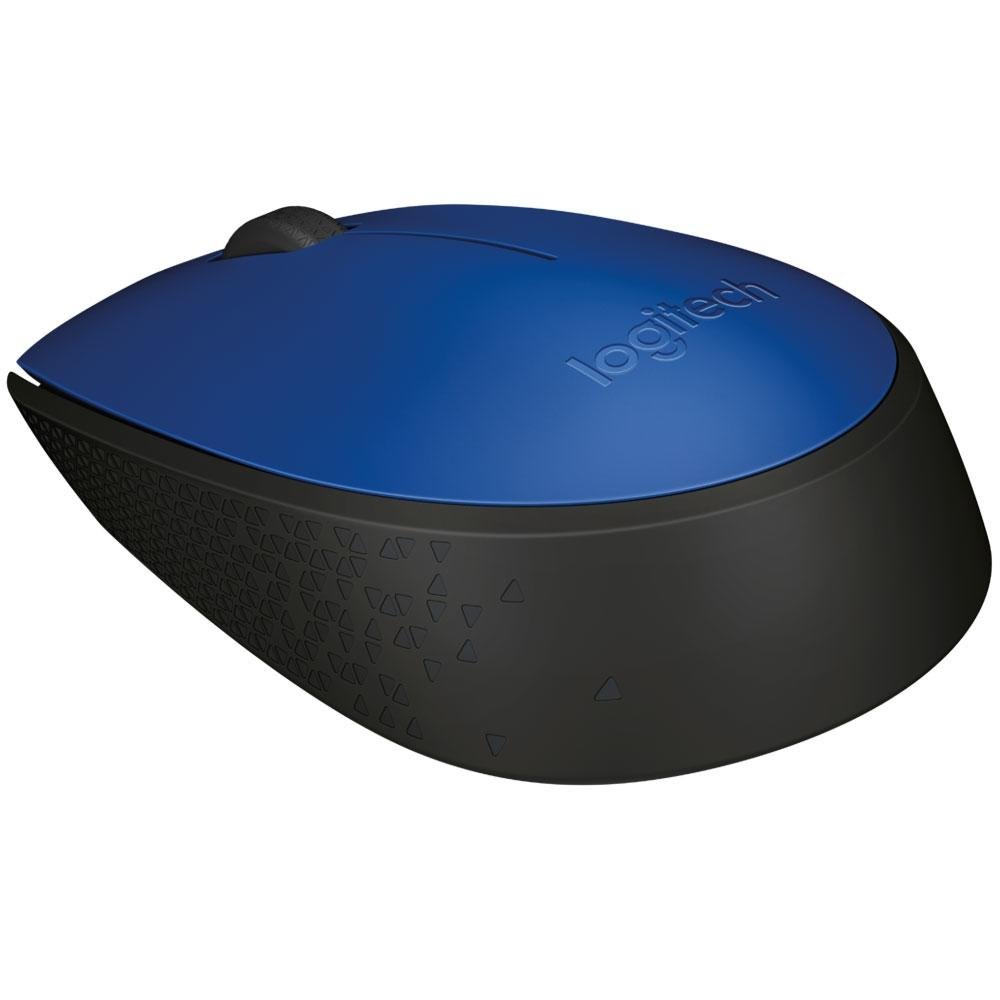 Mouse Sem Fio Logitech M170 1000DPI Azul