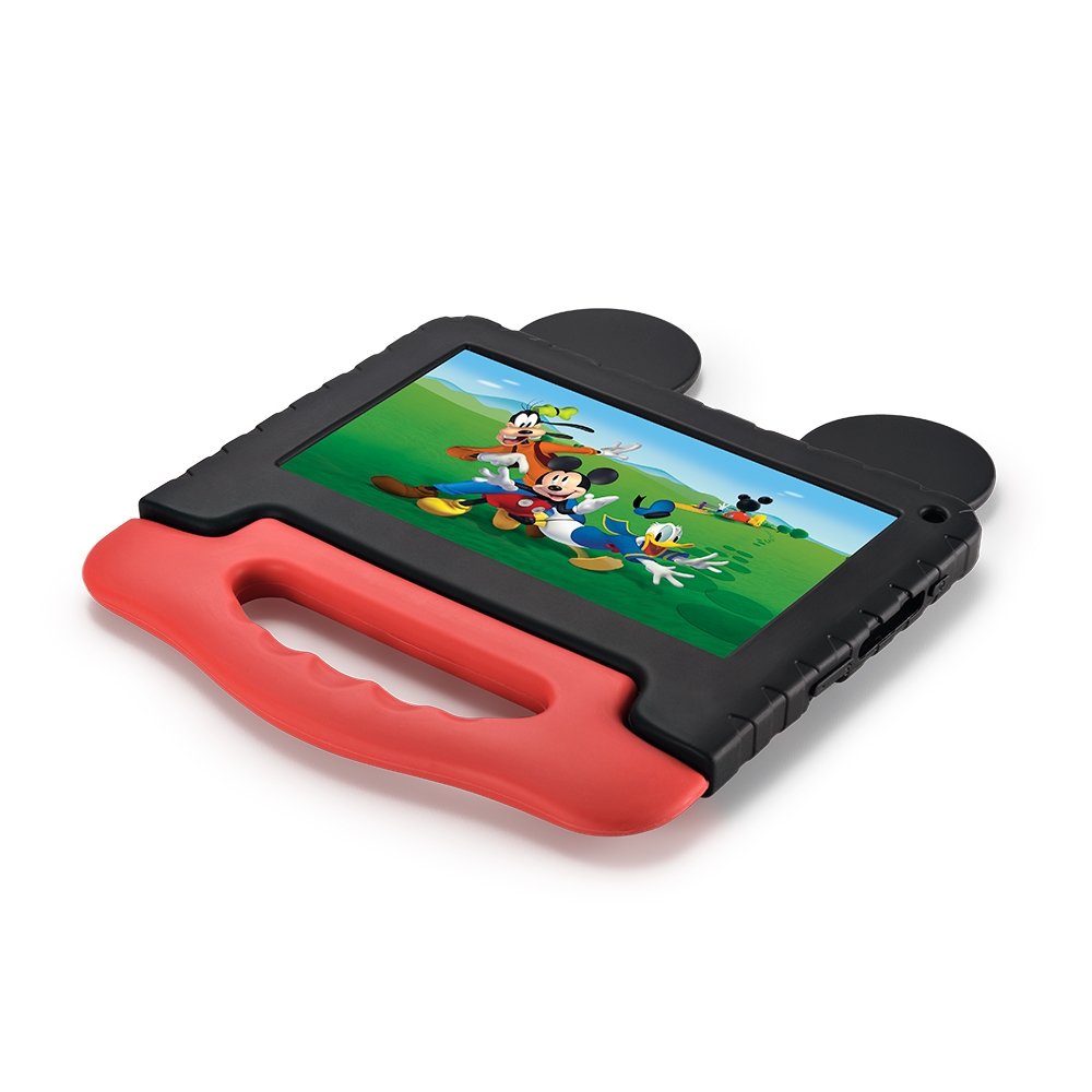 Tablet Multilaser Multi Mickey NB367, Preto, Tela de 7", Wi-Fi, Android 11, Câmera Frontal de 2MP, 32GB