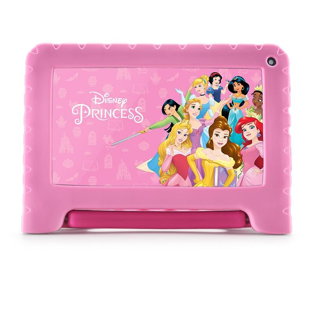 Tablet Multilaser Princesas WIFI 32GB Tela 7" Android 11 Go Edition com Controle Parental - NB372