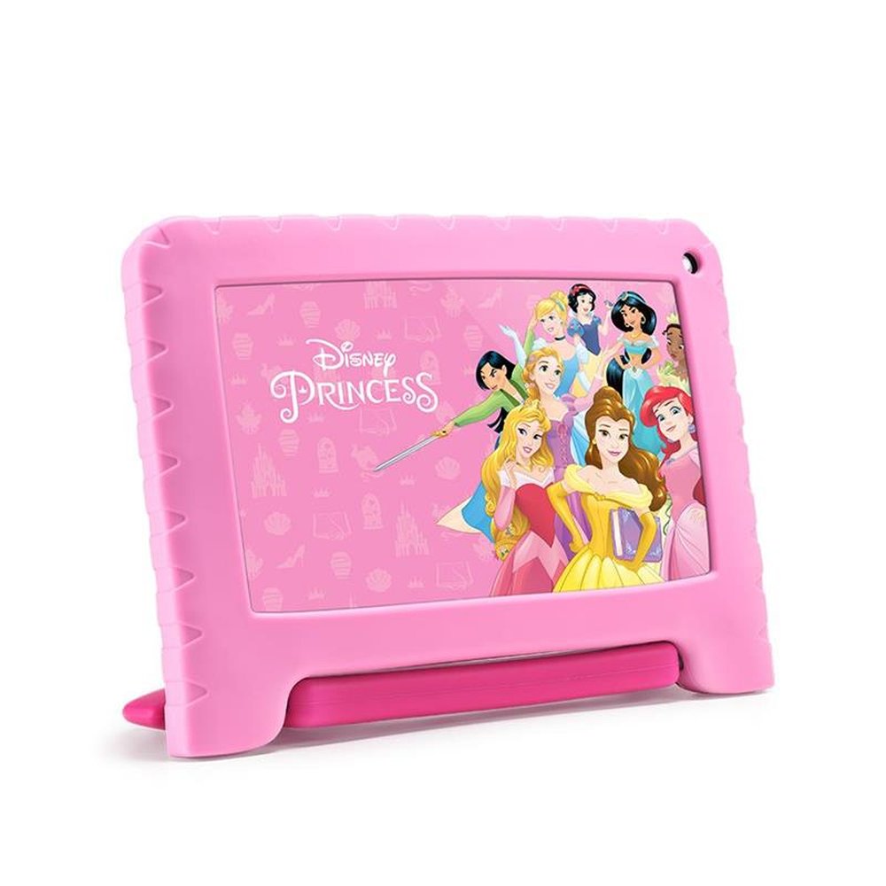 Tablet Multilaser Princesas WIFI 32GB Tela 7" Android 11 Go Edition com Controle Parental - NB372