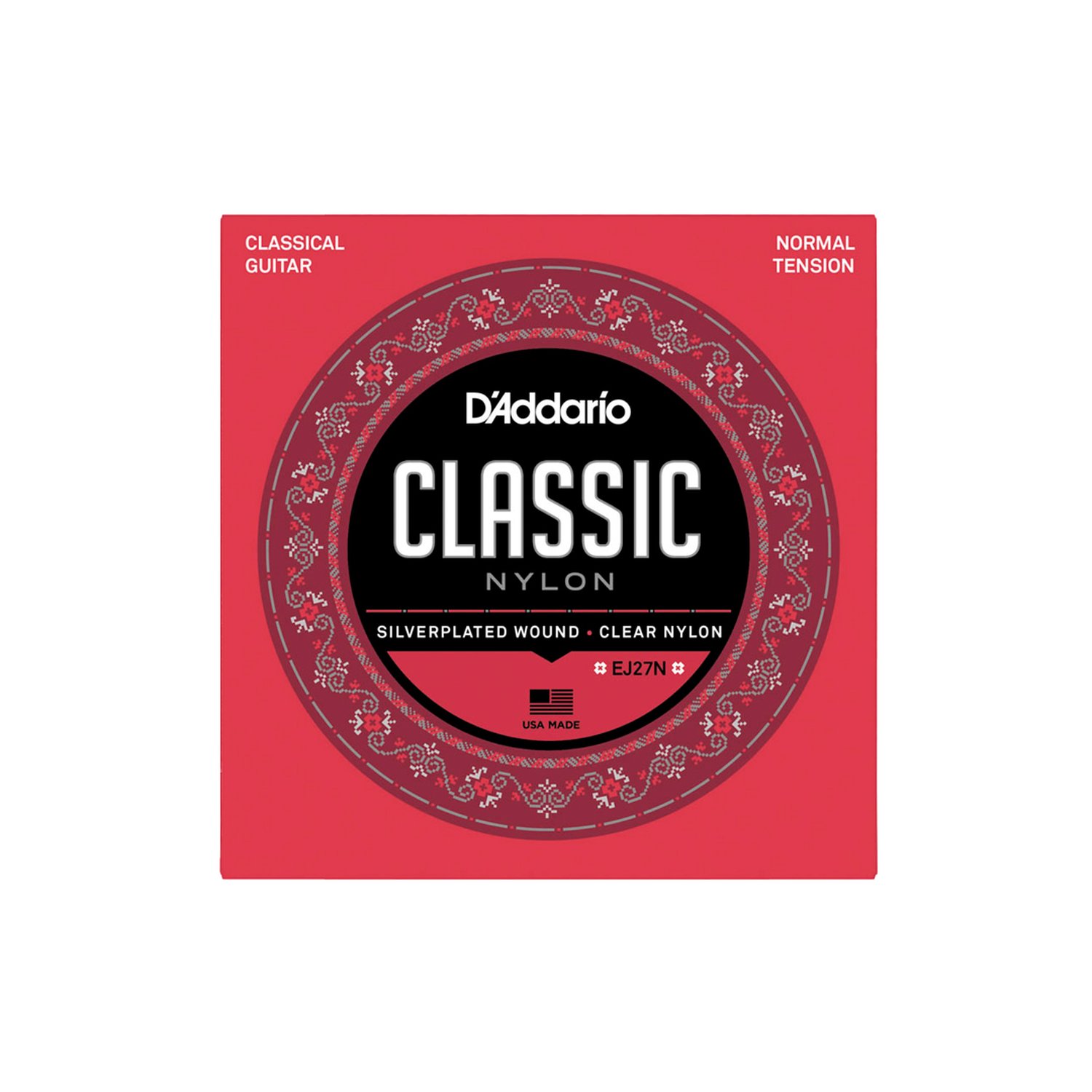 Cordas Para Violão Nylon Transparente D Addario Student Nylon Ej27n