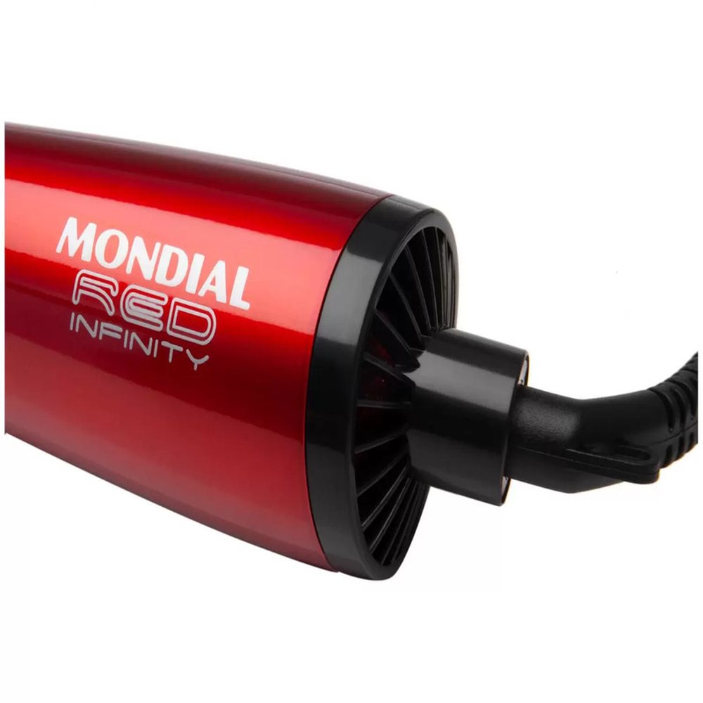 Escova Rotativa Mondial Red Infinity Keratin ER11-KR Cerâmica 1000W 220V