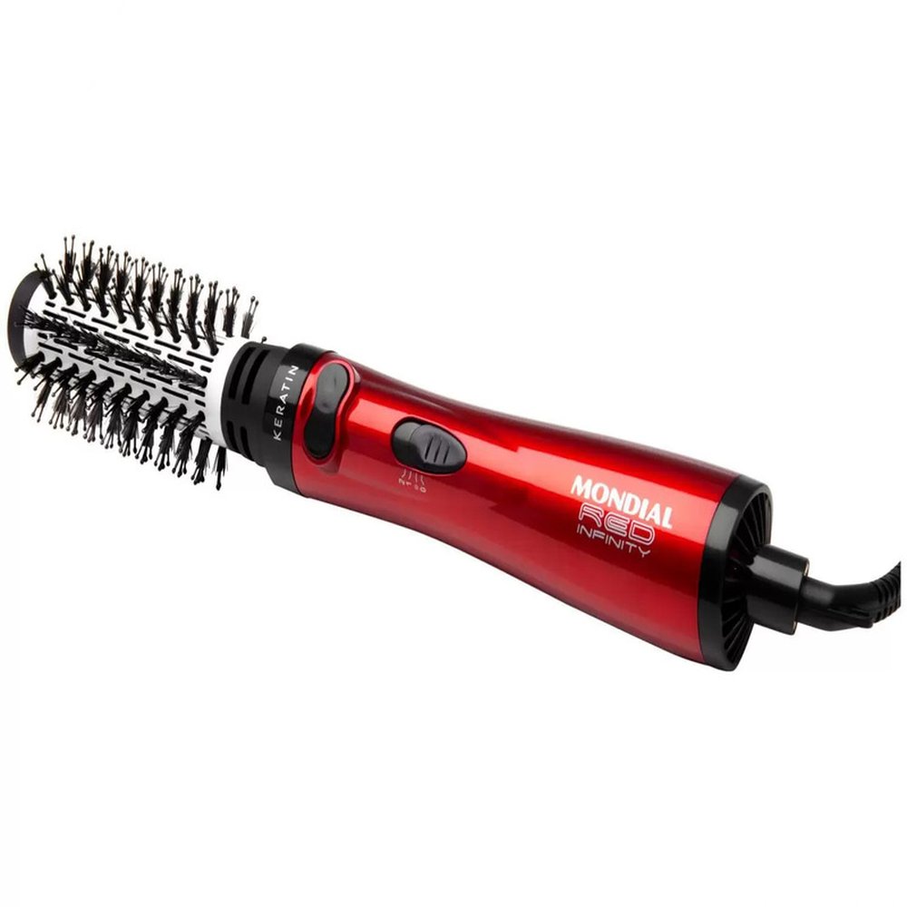 Escova Rotativa Mondial Red Infinity Keratin ER11-KR Cerâmica 1000W 220V