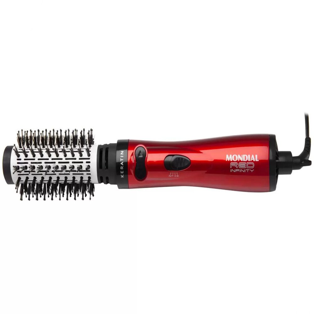 Escova Rotativa Mondial Red Infinity Keratin ER11-KR Cerâmica 1000W 110V