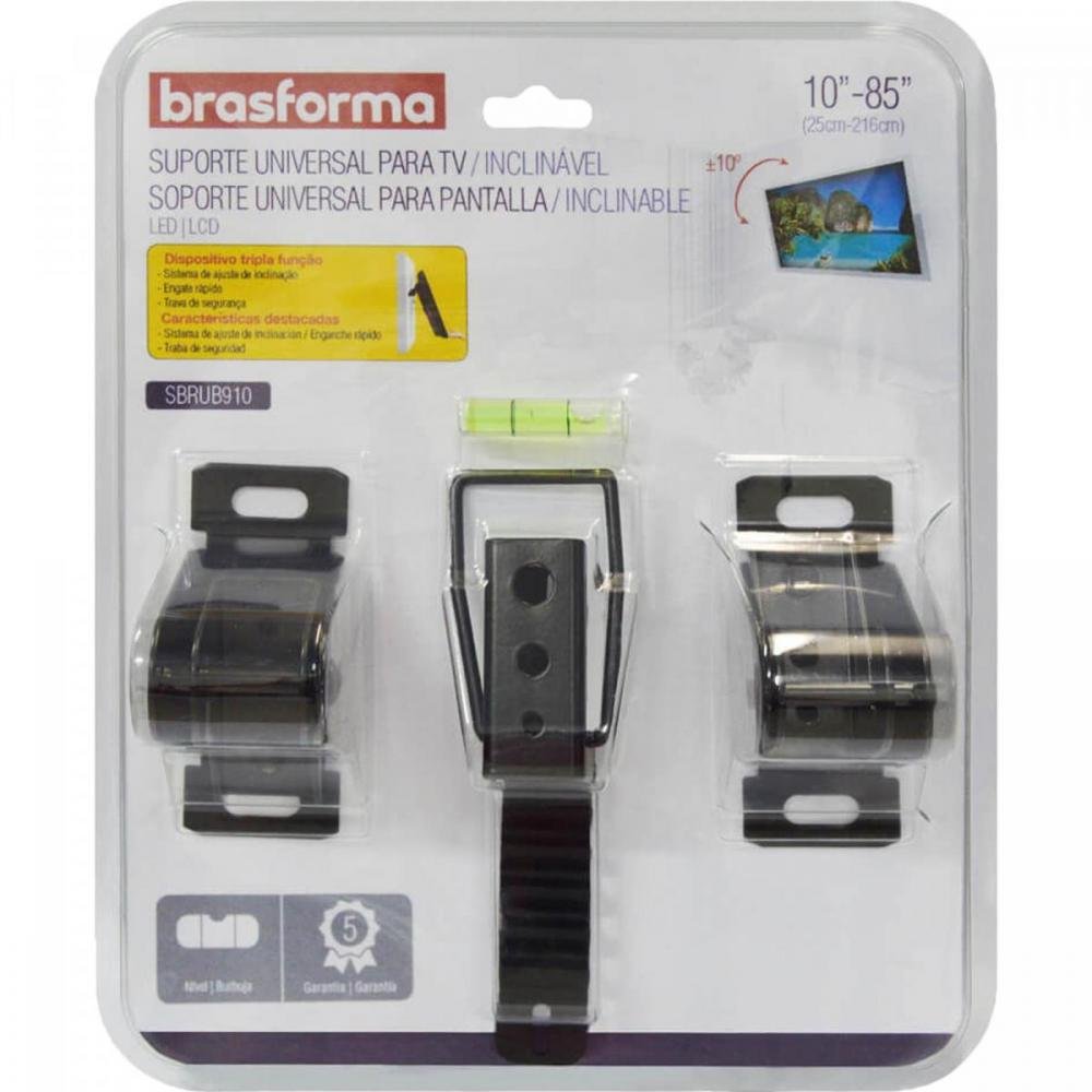 Suporte Inclinável para Tv 10-85" Sbrub910 Brasforma