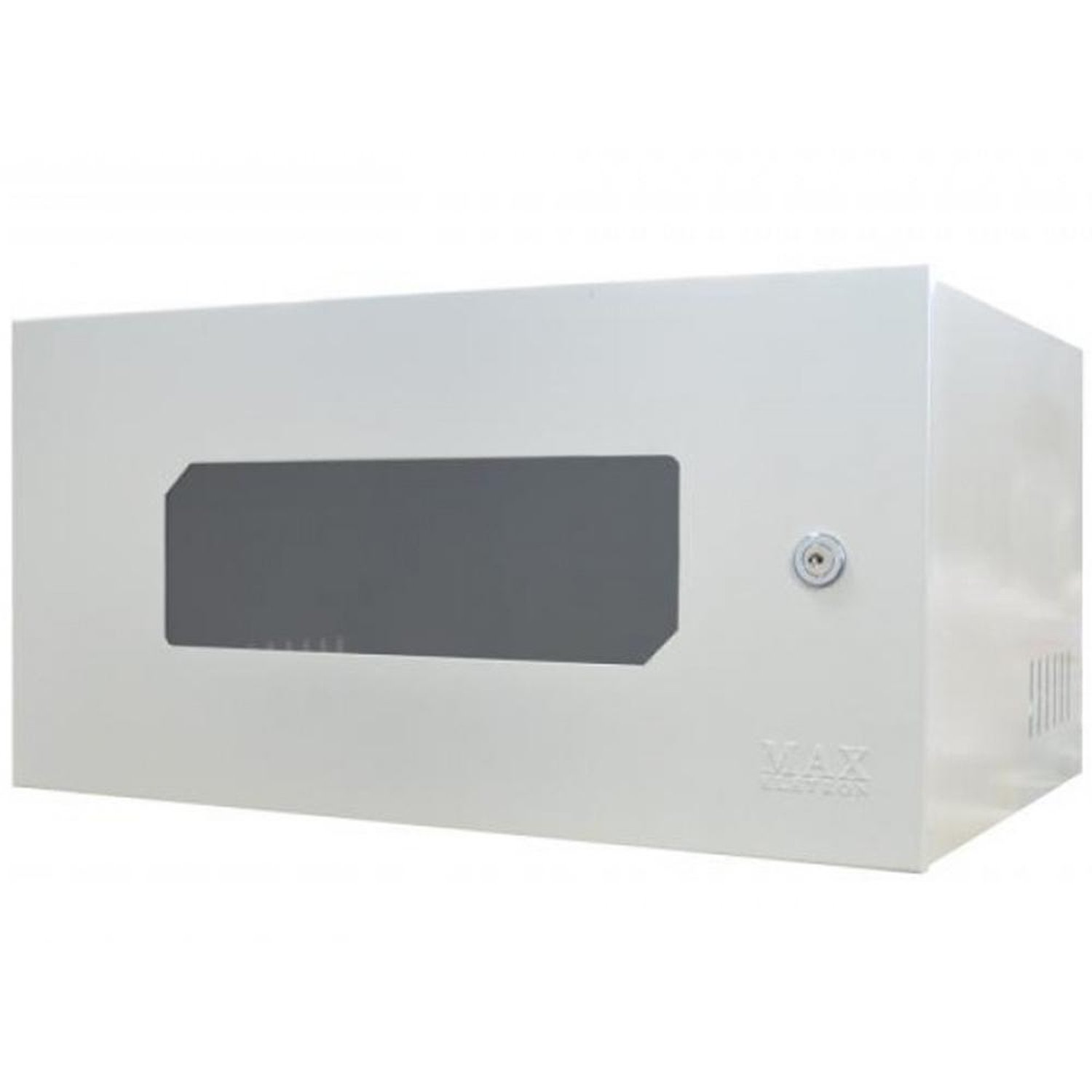 Mini Rack Max Eletron 19 Pol 5u X 350mm Acrilico Branco C/ 02 Chaves - 5131