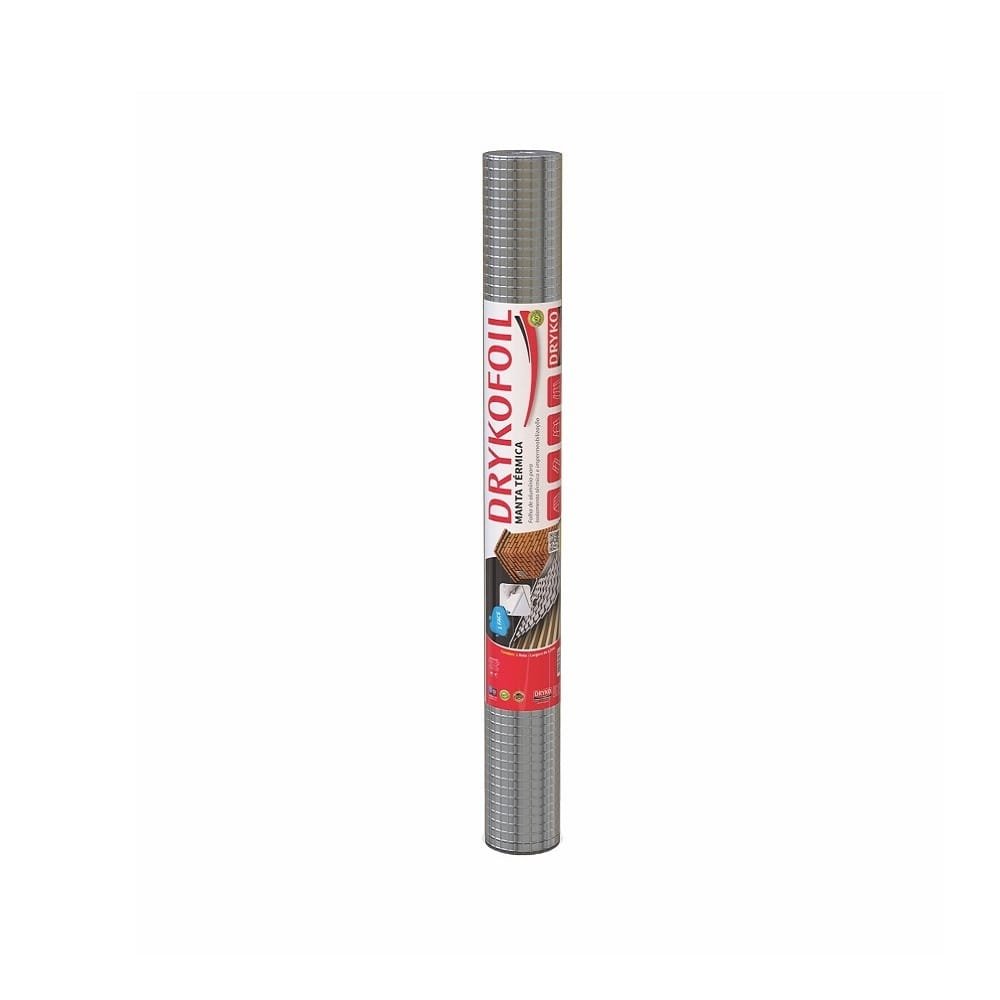 Drykofoil Manta Térmica Dryko Subcobertura 1 Face 25m Quadrado