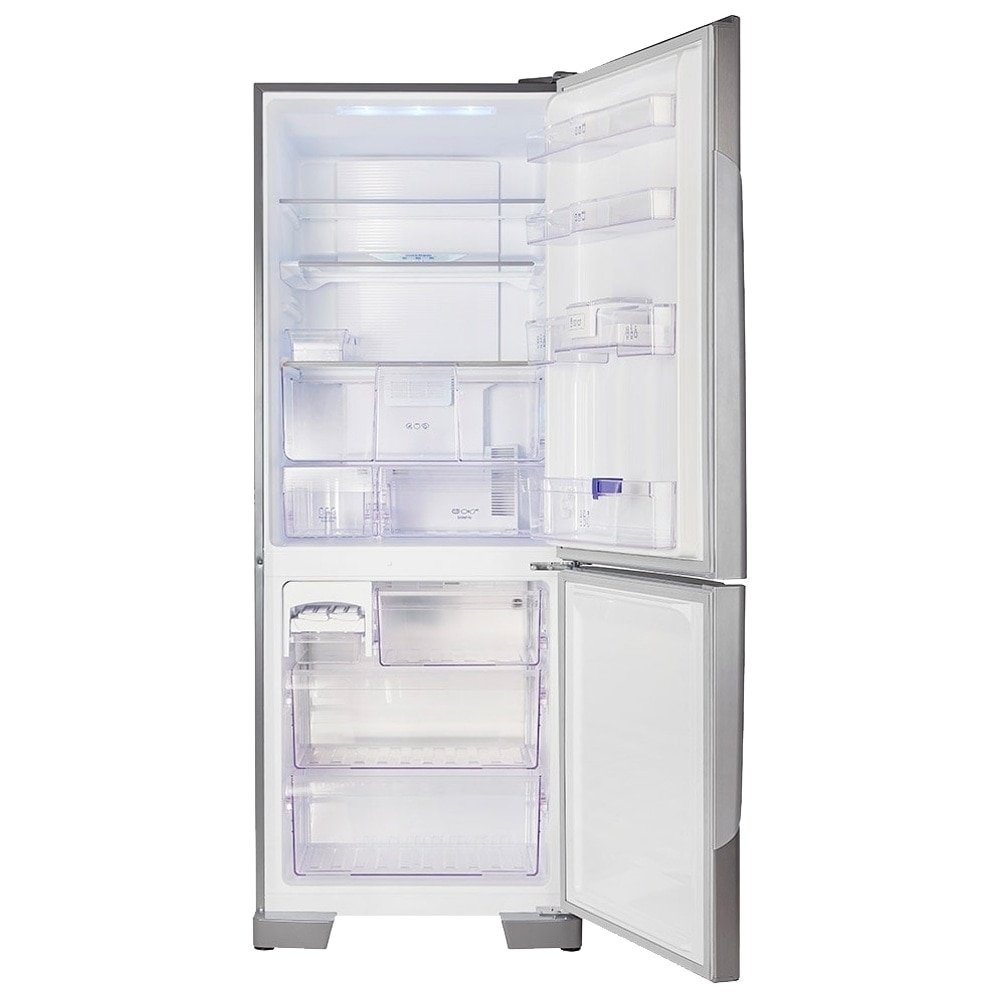 Geladeira/Refrigerador Panasonic 425 Litros A+++ NR-BB53PV3W - 2 Portas, Frost Free, Tecnologia Inverter, Aço Escovado, 220V