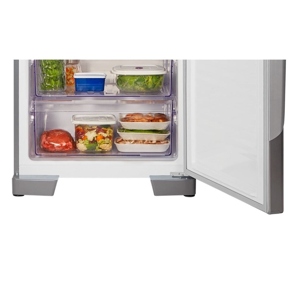 Geladeira/Refrigerador Panasonic 425 Litros A+++ NR-BB53PV3W - 2 Portas, Frost Free, Tecnologia Inverter, Aço Escovado, 220V