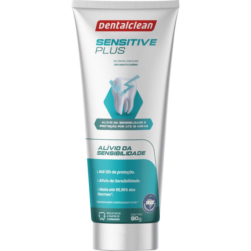 Gel Dental Dentalclean Sensitive Plus Caixa 90g