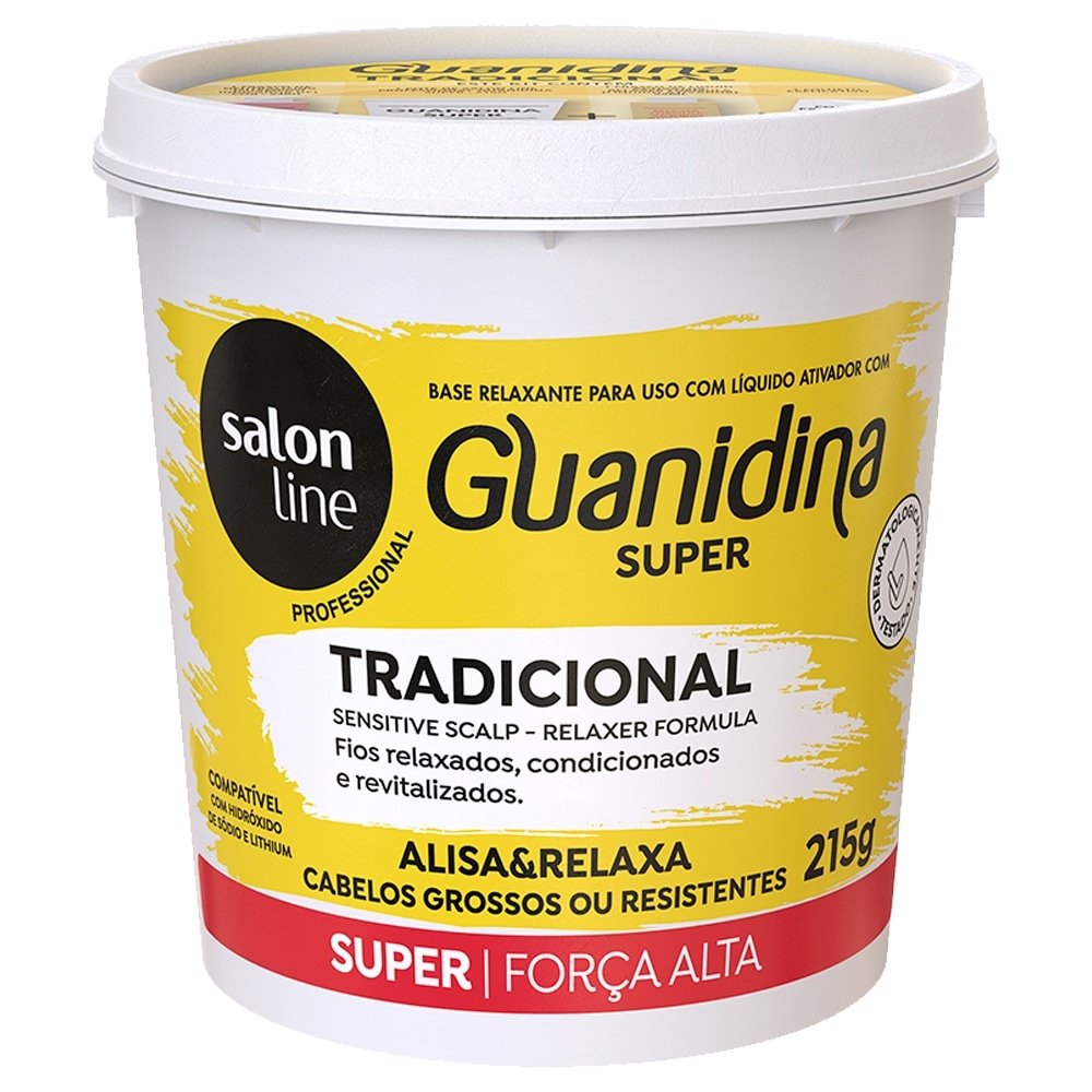 Alisante em Creme Salon Line Guanidina Super Tradicional 215g