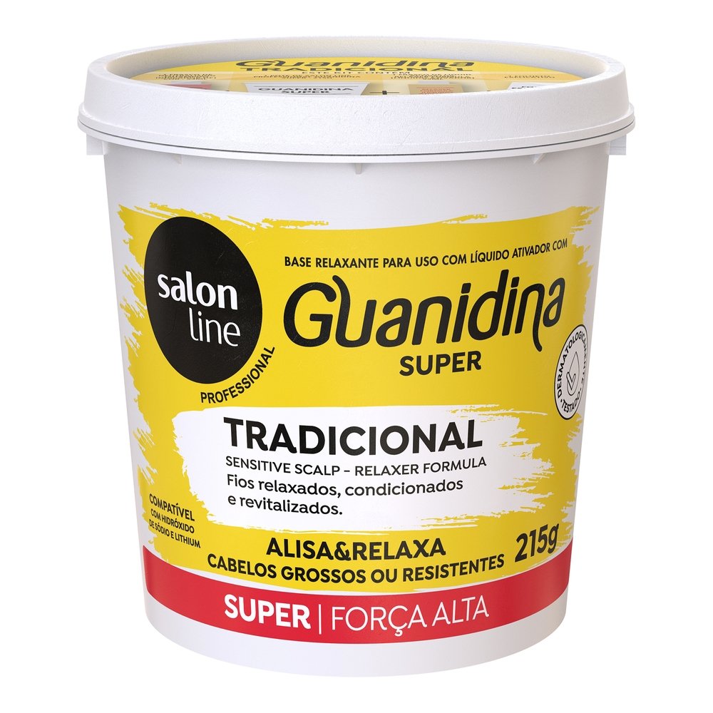 Alisante em Creme Salon Line Guanidina Super Tradicional 215g