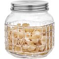 Pote Vidro Quadriculado 1L