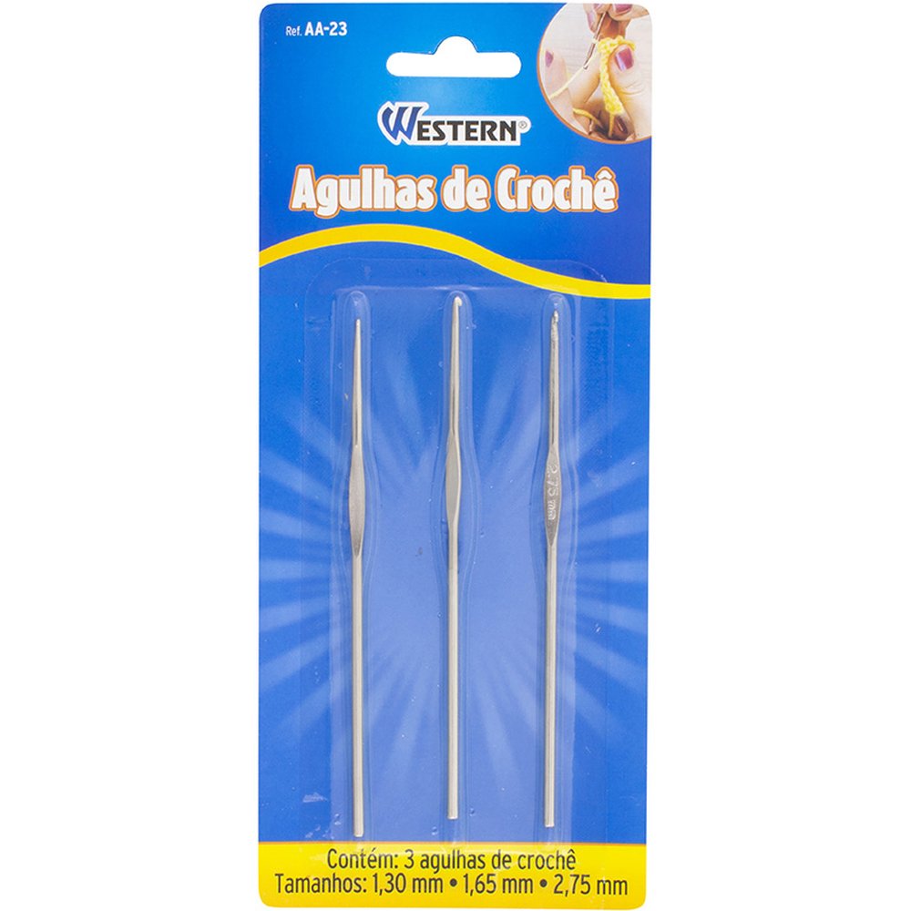 Agulha Croche 3 Peças - Western Home