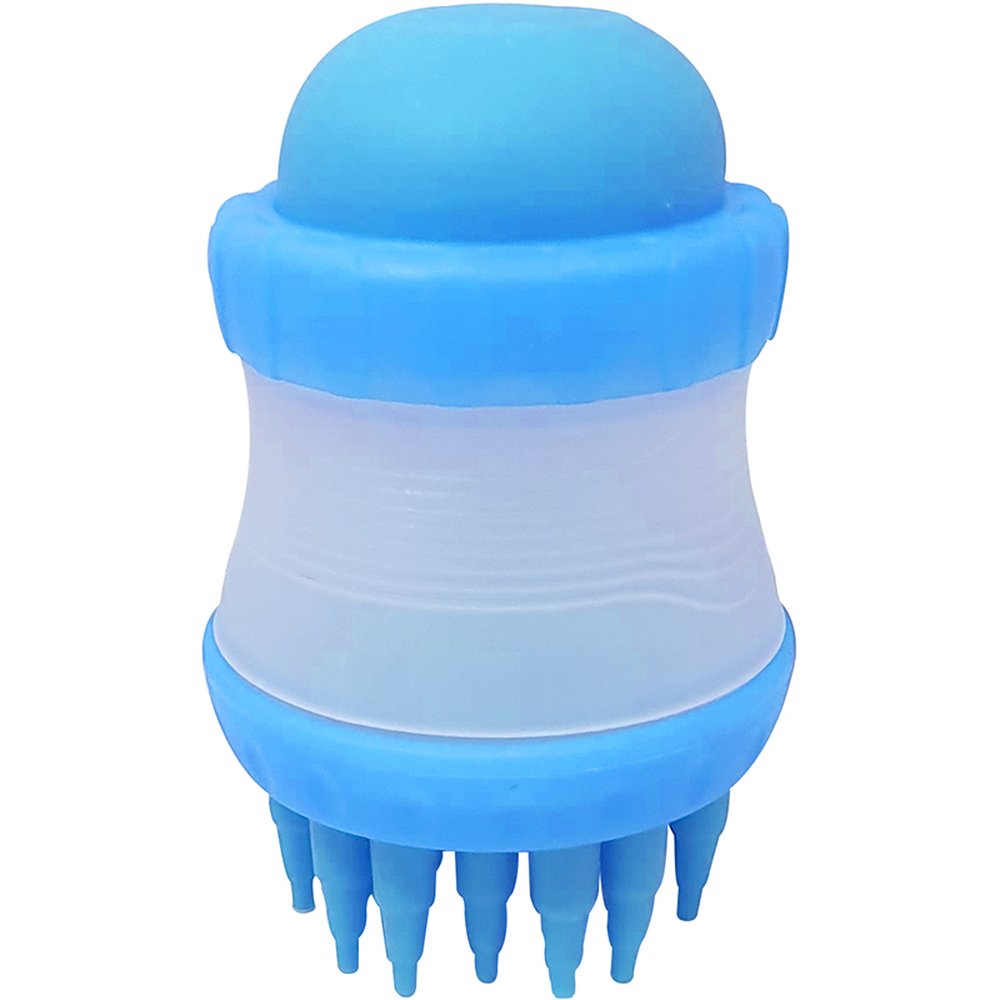 Escova Massageadora Para Banho Azul