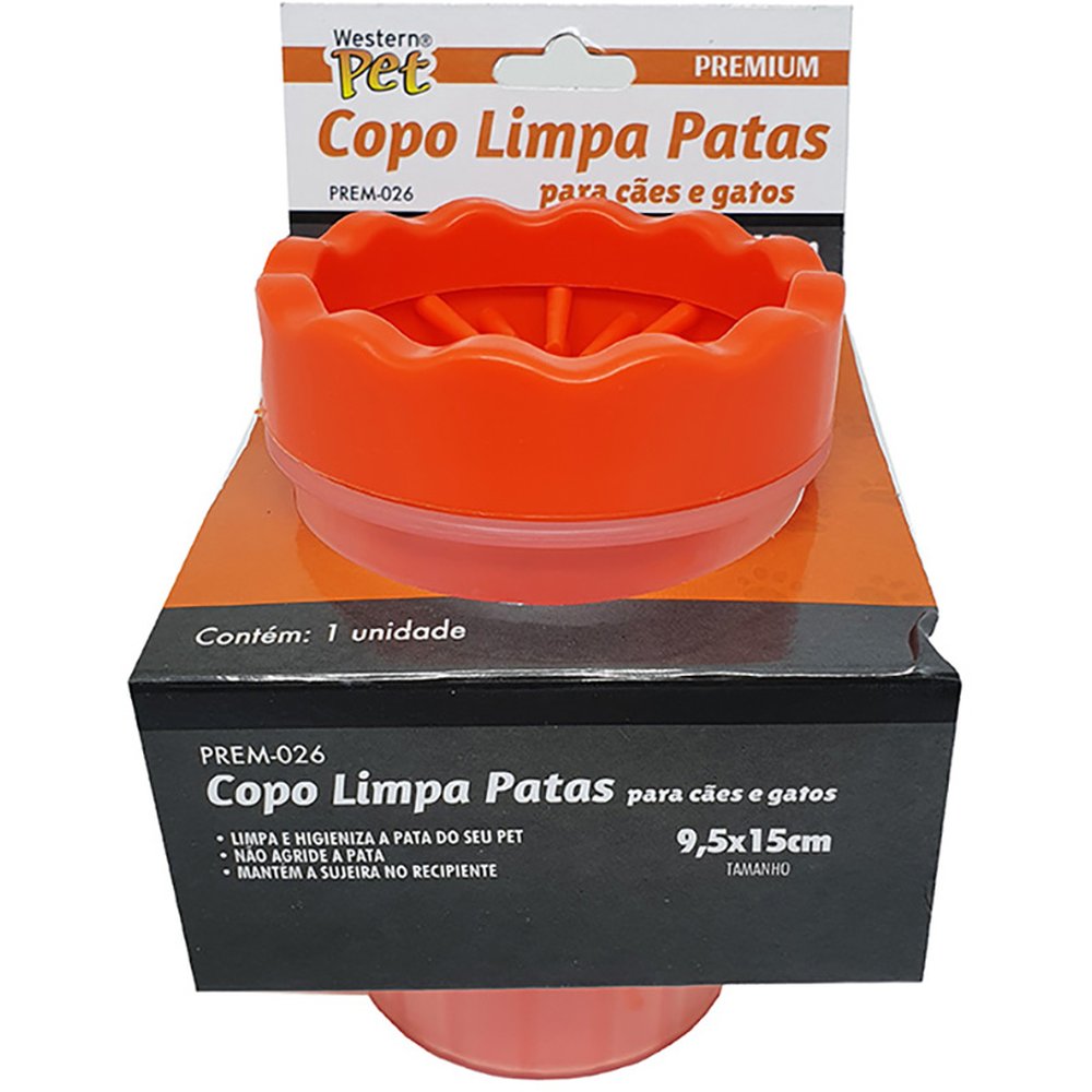 Copo Limpa Patas Caes 15Cm