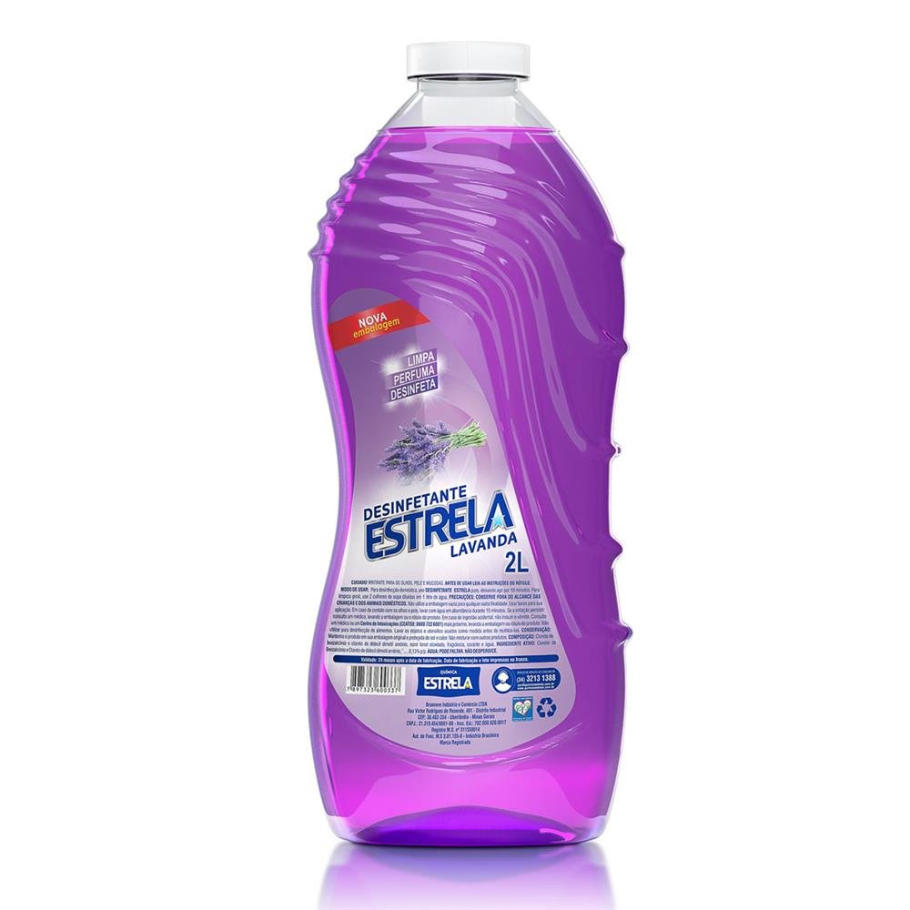 Desinfetante Estrela Lavanda 6X2 l