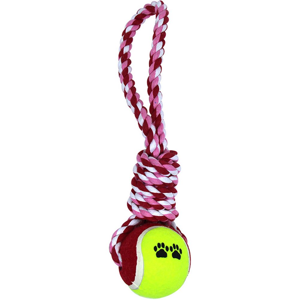 Brinquedo Cao Corda Bola E No
