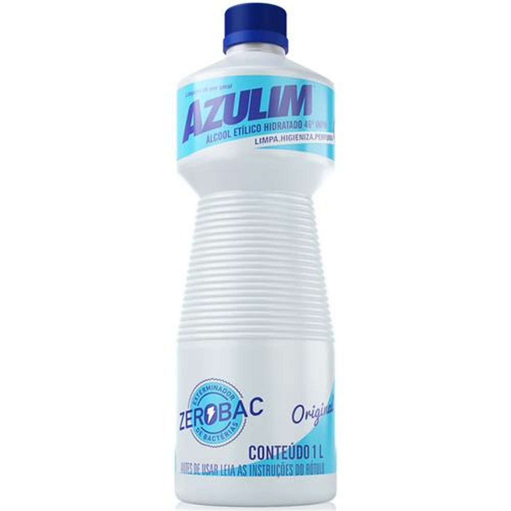 Desinfetante Azulim Zerobac Cristal 12X1L