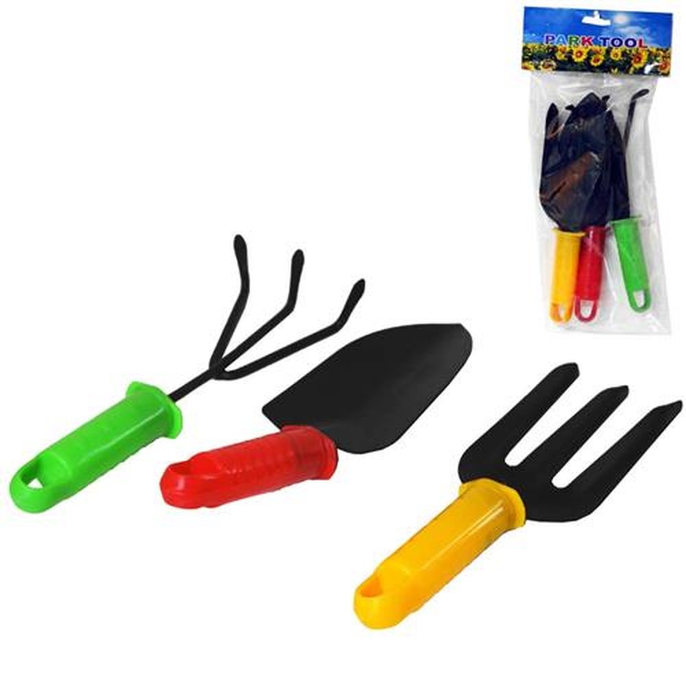 Kit Jardinagem 3 Peças Metal