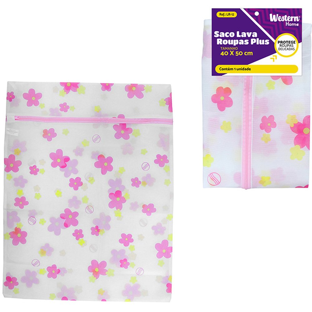 Saco Lava Roupa Plus 40X50Cm