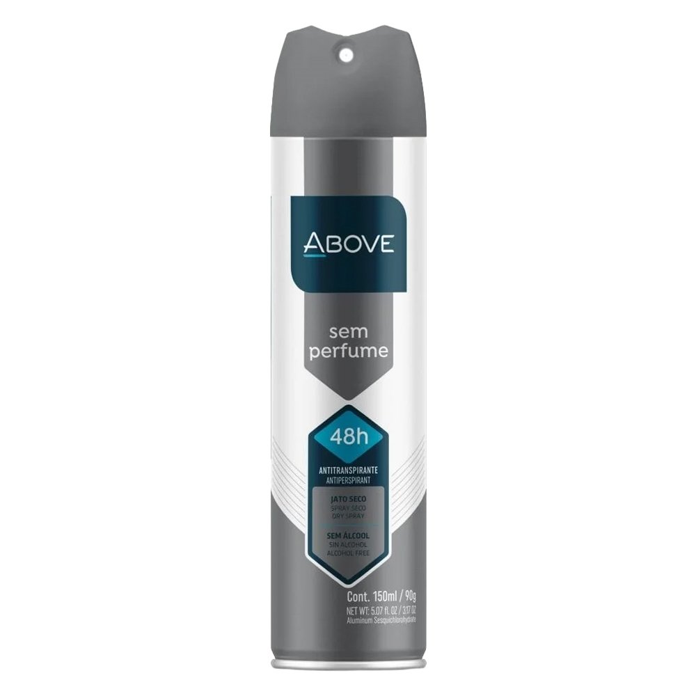 Desodorante Above Aerossol Unisex sem Perfume 150ml