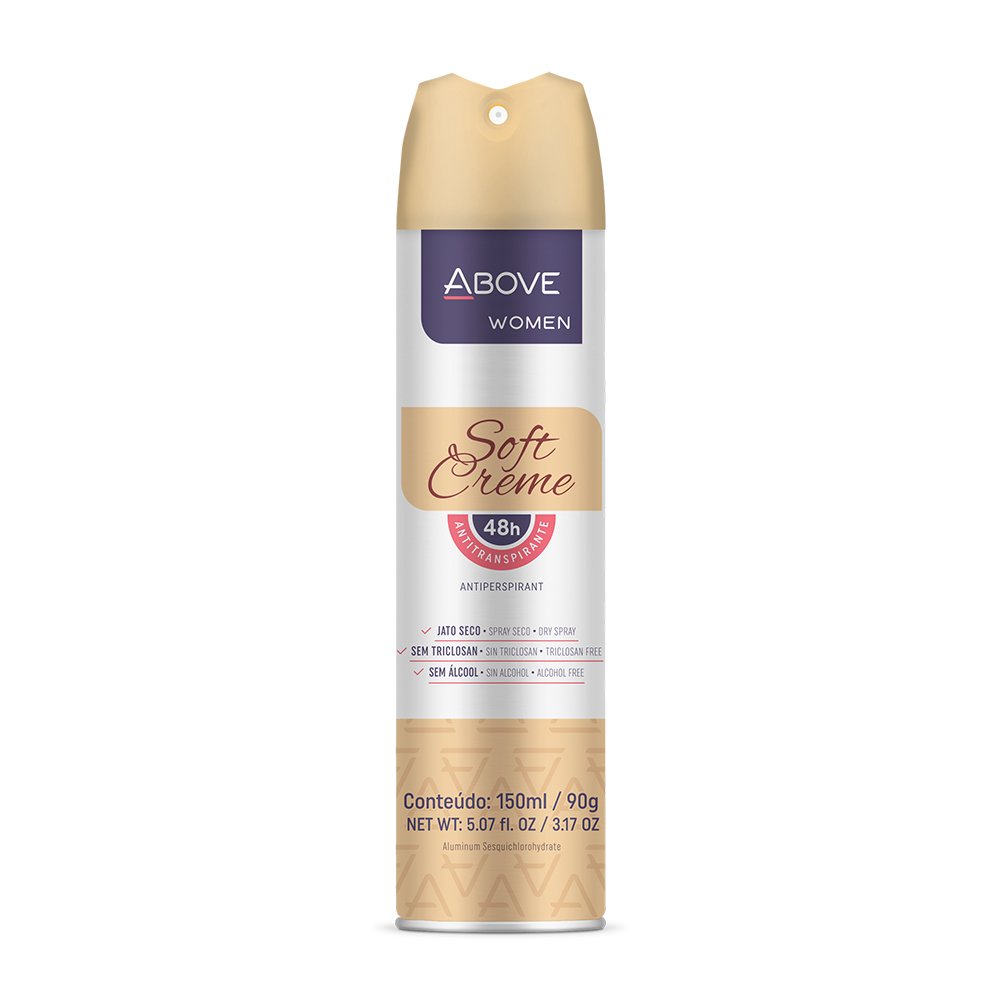 Desodorante Above Aerosol Soft Creme 90g