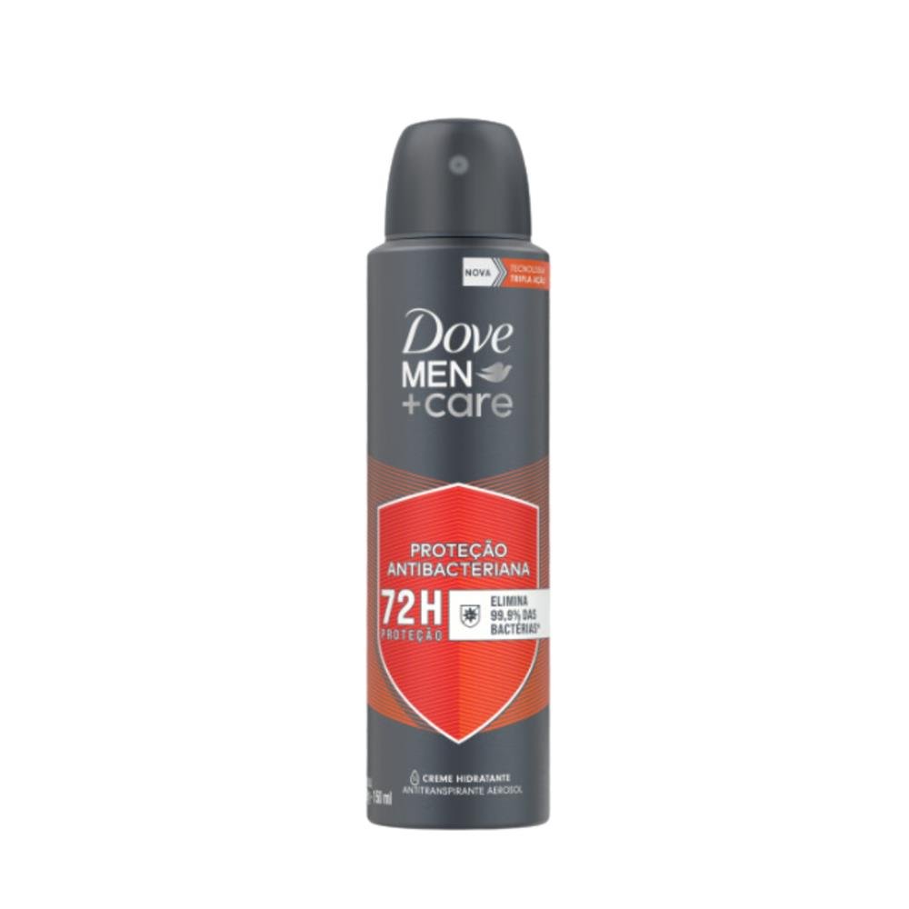 Desodorante Dove Aerosol 150ml Men Care Protecao Antibacteriana