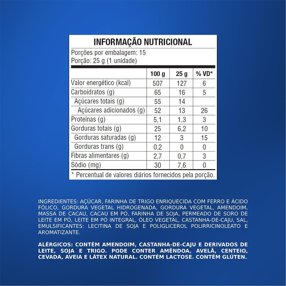 Stick Wafer Recheado Sonho de Valsa 25g - Display com 15 Unidades
