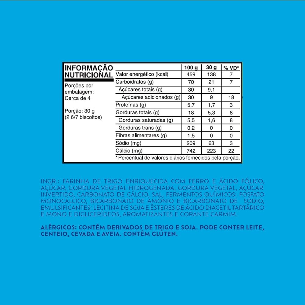 Biscoito Trakinas Tortinha de Limão 54x126g