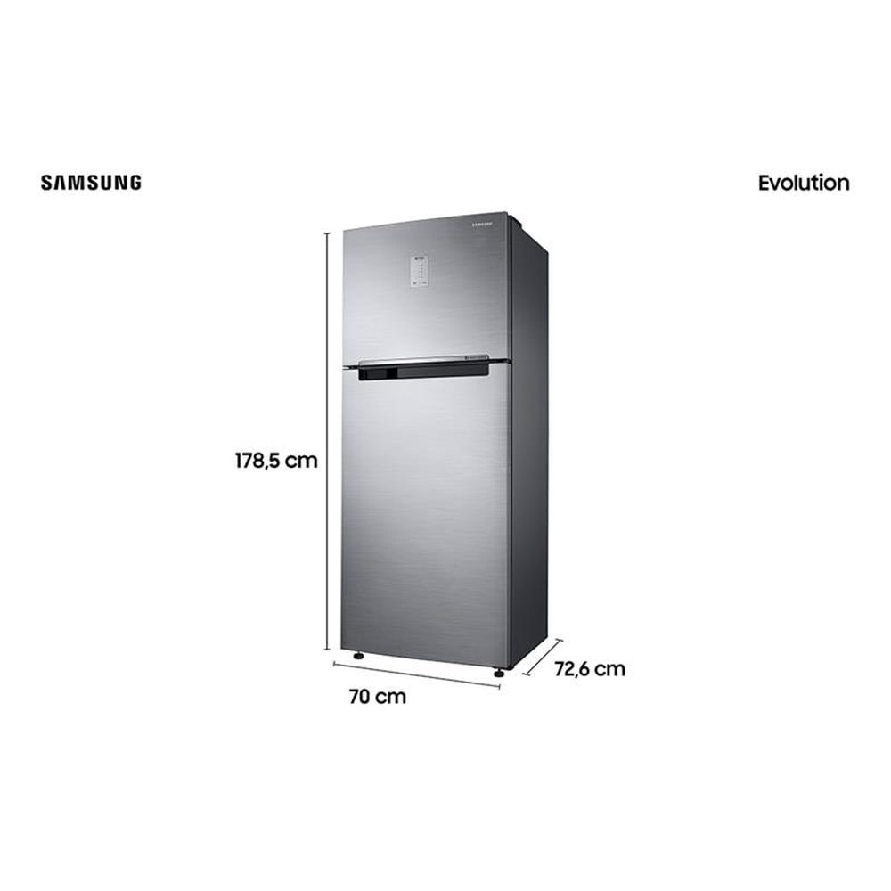 Geladeira/Refrigerador Samsung 440 Litros RT43 | Frost Free, 2 Portas, Inox, Bivolt