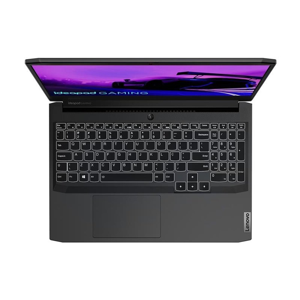 Notebook Lenovo Gaming 3 Tela de 15.6", Intel Core i5 15IHU6 | GTX 1650 Windows 11 8GB RAM SSD 512GB Preto