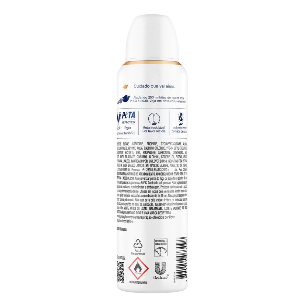 Desodorante Dove Aerossol Women Clinical Original 150ml