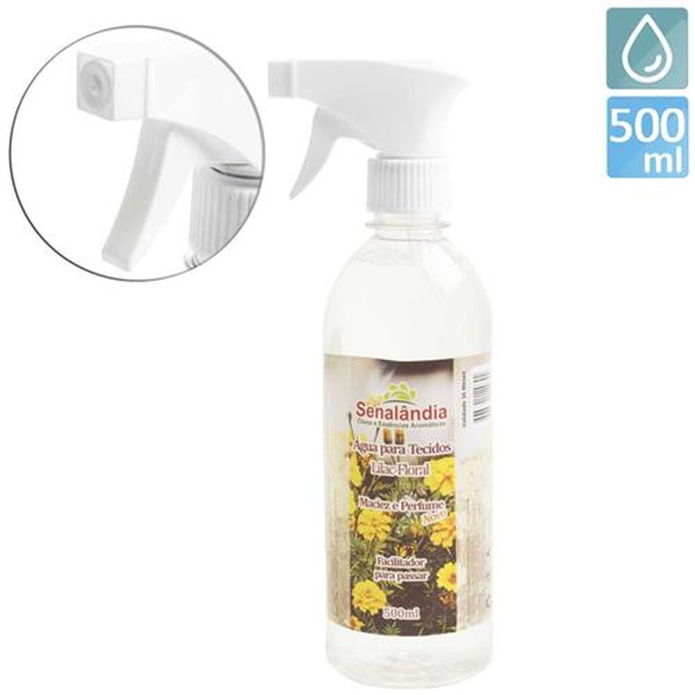 Agua Perfumada Para Tecidos 500Ml Aroma Lilac Flor