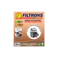 Filtro para Aspirador de Pó Electrolux Hydrovac 1300W com 3 peças 10L Filtrons