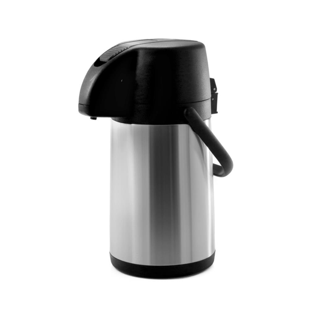 Garrafa Térmica 2,5L Pressão Air Pot Inox Com Ampola De Inox Inquebrável Excelence Soprano
